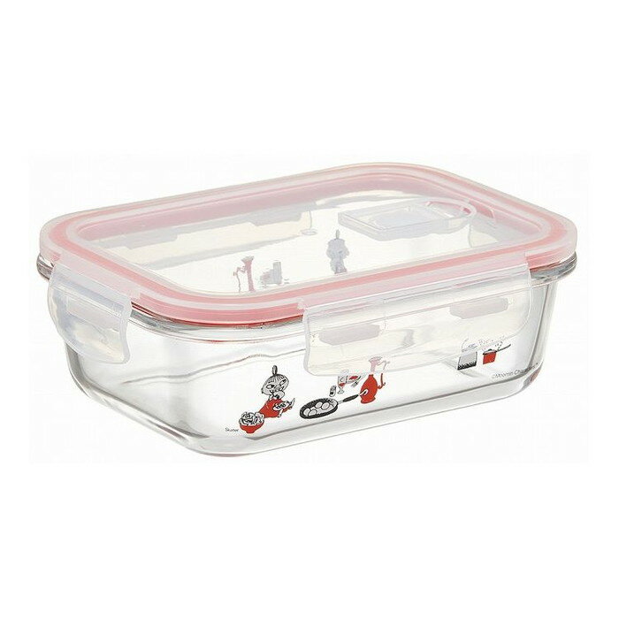 Storage Bins - スケーター 耐熱ガラス 4点ロック 保存容器 650ml ムーミン キッチン GBST7 耐熱 ガラス 皿 電子レンジ 保存 容器 ケース キャラ キャラクター