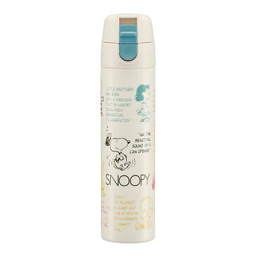 スケーター ロック付 ワンプッシュ ステンレス ミニボトル 水筒 細長 180ml SNOOPY オーサム!! SMBC1DL【送料無料】