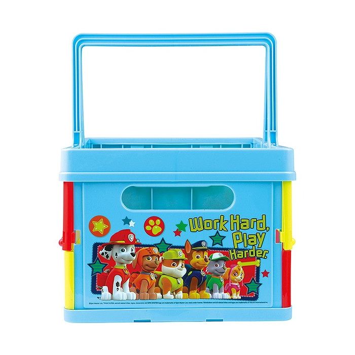スケーター 収納ボックス 折りたたみ バスケット 38×25×19.5cm パウ・パトロール BWOT13 スタッキングコンテナ 折りたたみコンテナ 折り畳み アウトドア キャンプ かわいい [2]