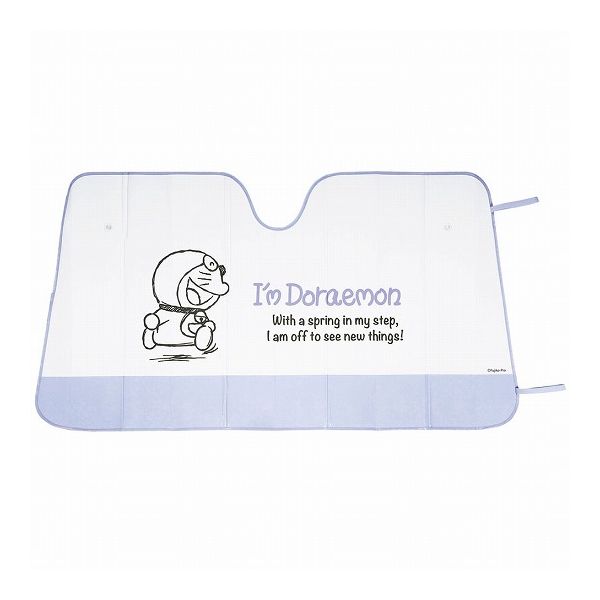 スケーター 車用サンシェード フロントガラス アイムドラえもん CSUS1 キャラクター かわいい 可愛い(2)