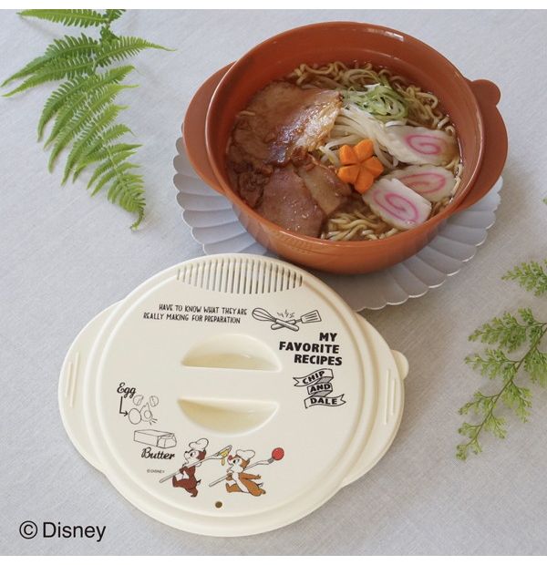 リコメン堂キッチン館のスケーター 即席ラーメンメーカー 電子レンジ調理器 チップ&デイル クッキング キャラクター 子ども 男の子 女の子 かわいい 可愛い プレゼント Skater｜アングル3