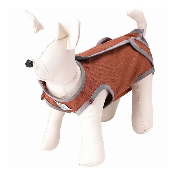 スケーター ペット用 犬 術後服 5号 女の子 傷口保護 ブラウン PETCF3 Skater