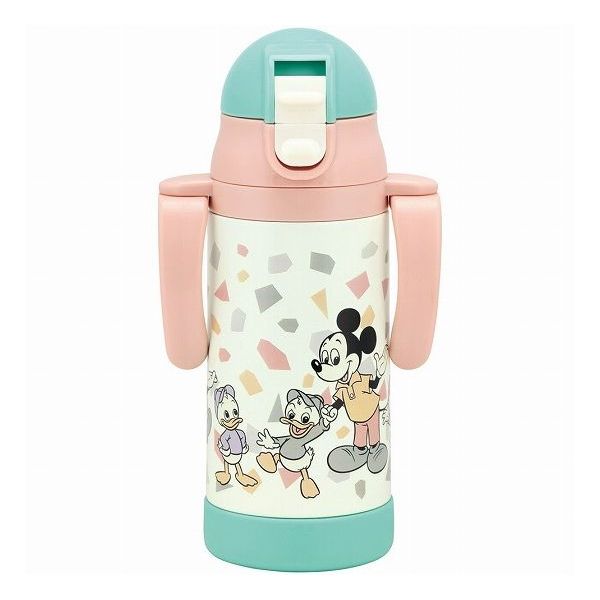スケーター 保冷専用 ステンレス ストローマグ ベビーマグ 水筒 350ml ミッキー&フレンズ レトロ STWM3N Skater【送料無料】
