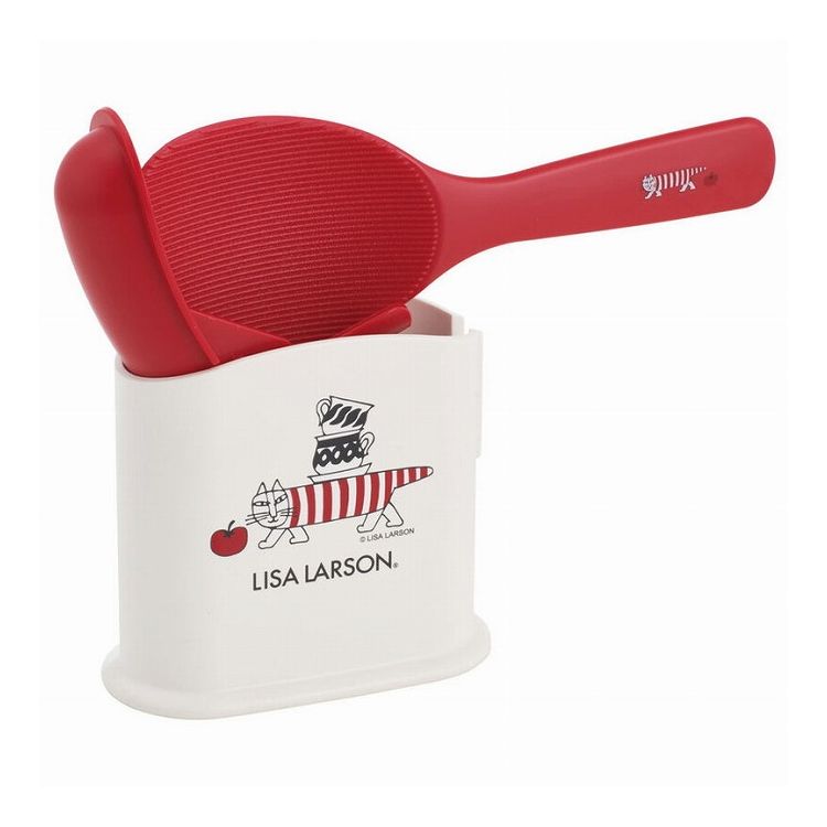 スケーター ケース付き しゃもじ くっ付きにくい リサラーソンキッチン SMS1 Skater