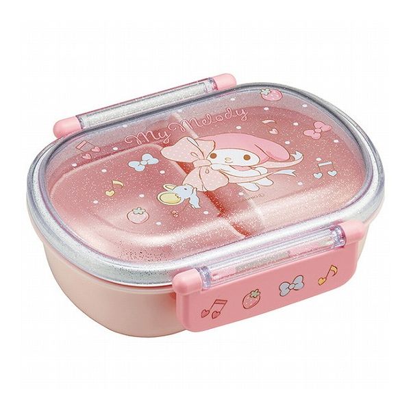 マイメロディ ビックリボン 銀イオン抗菌 子供用 弁当箱 ランチボックス 360ml マイメロディ ビックリボン QAF2BAAG スケーター Skater キャラクター 可愛い かわいい