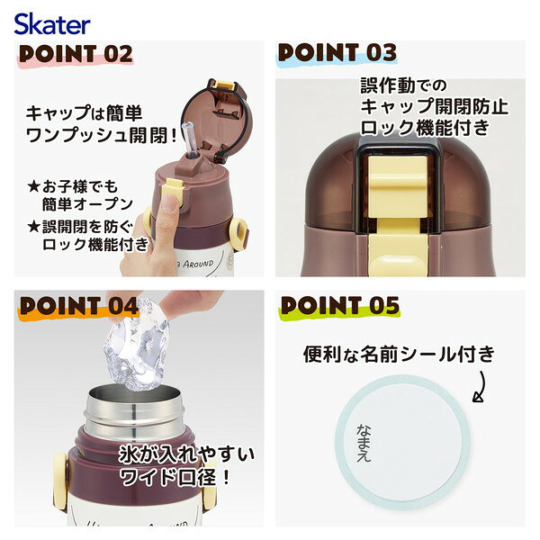 おさるのジョージ25 スケーターショルダー 保冷 保温 子供 小学生 洗いやすい ワンタッチオープン おさるのジョージ25 スケーター Skater SKCP3 キャラクター 可愛い かわいい【送料無料】