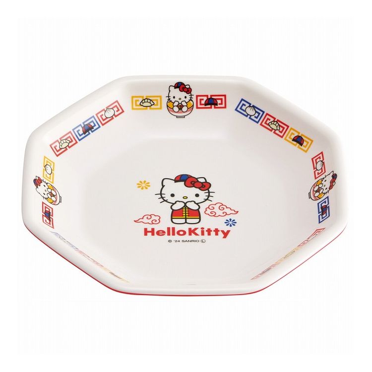 Rakuten - サンリオ ハローキティ チャーハン 皿 メラミン製 中華 おうち お家 ご飯 食器 ランチ キャラクター MCH6 スケーター skater