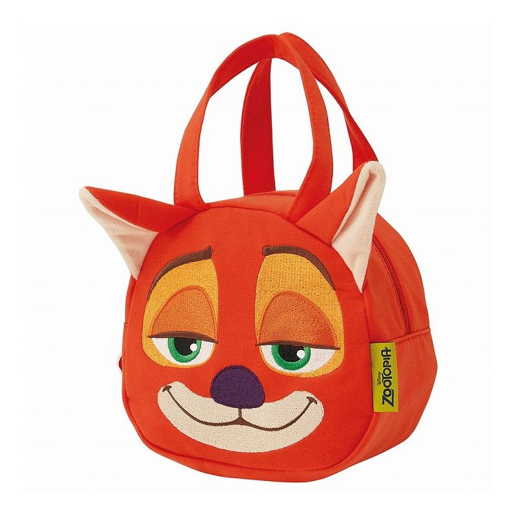 樂天商城 - ディズニー ズートピア ニック ミニバッグ キャラクター型 ダイカット バッグ スエット生地 キャラクター ダイカットポーチ キャラクター かわいい KNBD1 スケーター skater【送料無料】