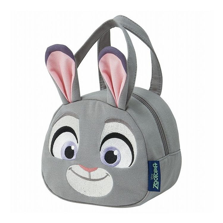 ディズニー ズートピア ジュディ ミニバッグ キャラクター型 ダイカット バッグ スエット生地 キャラク..