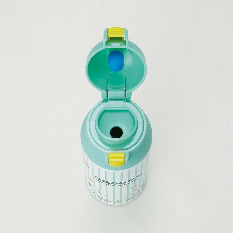 リコメン堂キッチン館のスヌーピー バルーン ステンレス マグ ボトル 500ml ロック 付き ワンプッシュ 水筒 直飲み 保温 保冷 SDPC5 キャラクター スケーター skater【送料無料】｜アングル2