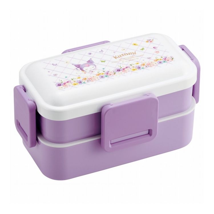 サンリオ sanrio クロミ パステル水彩花柄 弁当箱 ランチボックス ランチ 大人 子供 二段 仕切り 食洗..