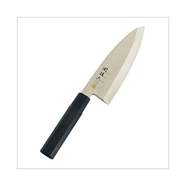 貝印 関孫六 金寿ST 和包丁 出刃180mm AK1103JANコード：4901601438574【商品詳細】切れ味の良い刃に仕上げるため、ステンレス製和包丁では難しい糸切刃付けを独自の技術により実現させることに成功。小刃を細かい糸切刃にすることで、研ぎ直しがしやすくなっています。フィット感の高い「積層強化木八角ハンドル」柄の素材には高級感を持ちつつ強度に優れた積層強化木を使用。天然木に特殊加工を施し、木の良さを活かしつつ、水に強く仕上げました。≪スペック≫■材質刃体：ステンレス単層材(刃材：:ハイカーボンモリブデンステンレス刃物鋼)(刃付形状：片刃)口金：ナイロン(耐熱温度90℃)、柄：積層強化木【送料について】北海道、沖縄、離島は送料を頂きます。