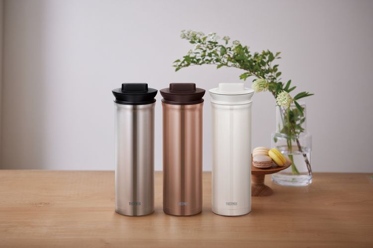 サーモス THERMOS ステンレスボット 1.0L ホワイト TTD-1000 WH ポット スリム 卓上 ピッチャー【送料無料】