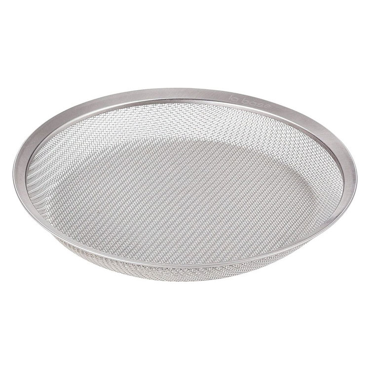 ラバーゼ 日本製 ステンレス浅型ざる 小 15cm 食洗機対応 出汁をとる時に 盆ざる 平ざる 水切り スタッ..