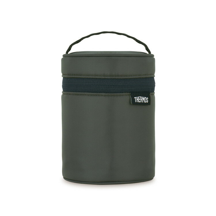THERMOS サーモス スープジャーポーチ RES-002 DGY 持ち運び オフィス 学校 遠足 アウトドア レジャー ダークグレー その1