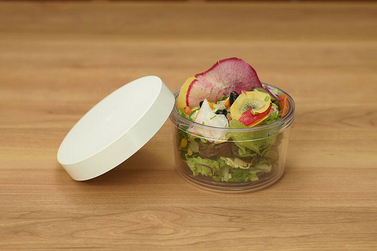 保冷剤一体型 ランチ GEL-COOL round ミルクホワイト 400ml ジェルクール ランチボ...