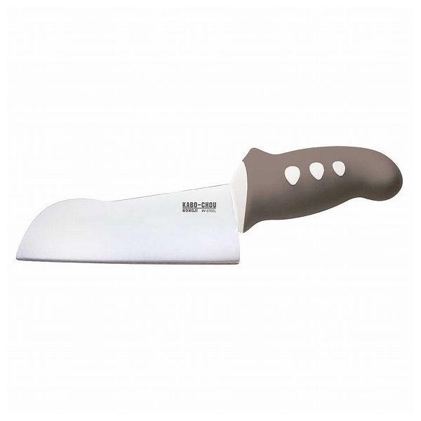 ののじ かぼーちょう かたい野菜を切る 包丁 グレー LUK-E014M カボチャ 南瓜 かぼちゃ 硬いもの用【送料無料】