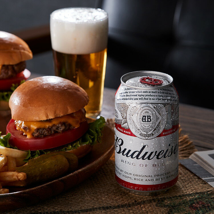 KING OF BEERS バドワイザー 330ml × 2缶 ビール Budweiser ギフト 贈り物 プレゼント 贈答 箱入【送料無料】