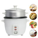 炊飯器 一人暮らし 3合炊き 蒸し料理 蒸し器 ライスクッカー ライス&スチームクッカー ララクック MEK-76 保温 コンパクト 小型 ミニ 単身赴任【送料...