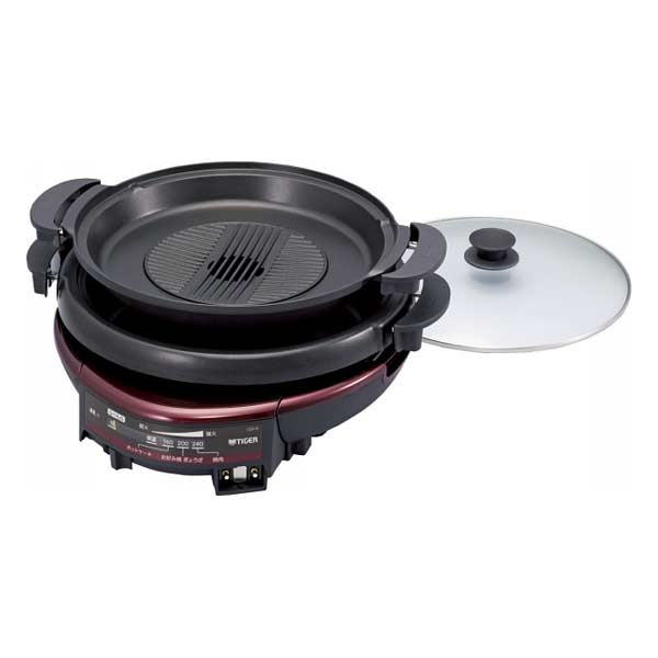 タイガー TIGER グリルなべ CQD-B120TB ボルドーブラウン