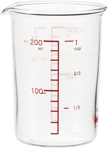 iwaki (イワキ) メジャーカップ 200ml KBTMC200 (耐熱ガラス)