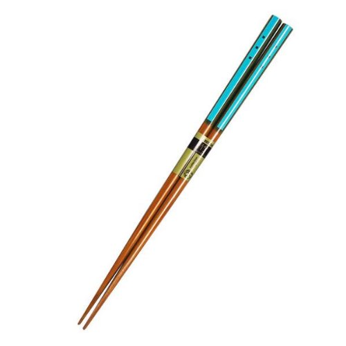 イシダ 箸 スス竹 花いかだ 23cm ブルー