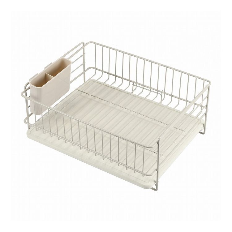 珪藻土 トレー 水切り バスケット 水切り ポケット付 スライド式トレー キッチン シンクまわり 水周り ..