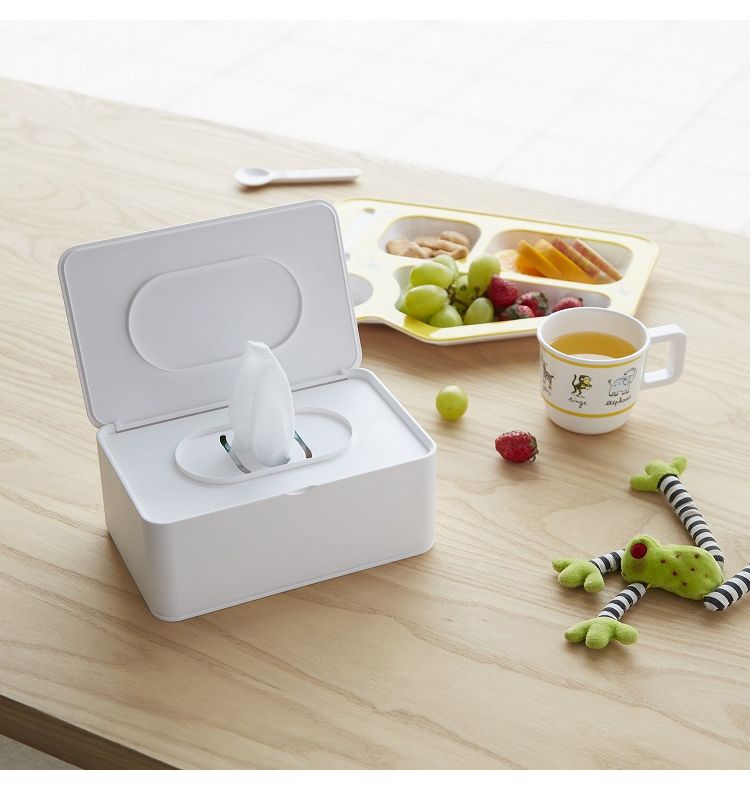 山崎実業 おしり拭きケース スマート Smart ホワイト ウェットティッシュ 収納 ボックス【送料無料】