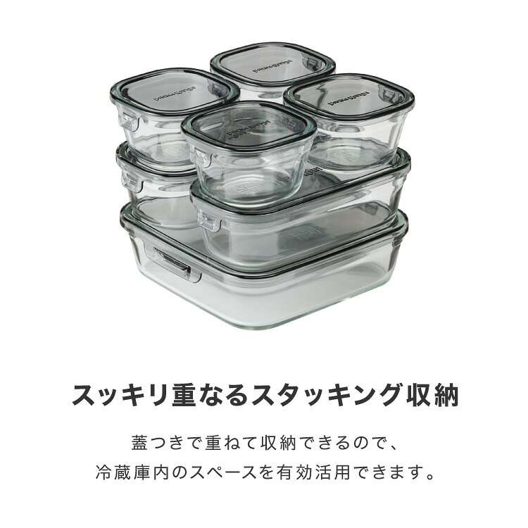 【別注カラー・限定セットあり！】iwaki イワキ 26年新色 耐熱ガラス保存容器 7点セット パックアンドレンジ パック&レンジ システムセット 蓋 食洗機対応 耐熱ガラス 保存容器 保存コンテナ 福袋 (代引不可)【送料無料】