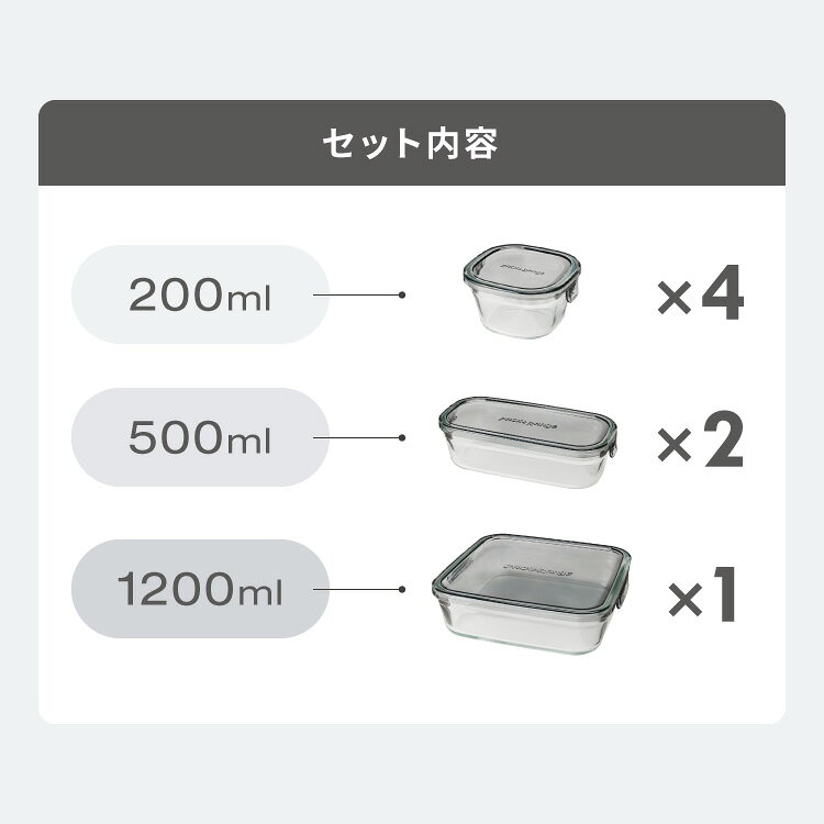 【別注カラー・限定セットあり！】iwaki イワキ 26年新色 耐熱ガラス保存容器 7点セット パックアンドレンジ パック&レンジ システムセット 蓋 食洗機対応 耐熱ガラス 保存容器 保存コンテナ 福袋 (代引不可)【送料無料】