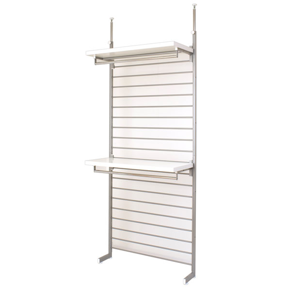 突っ張り式ラダーハンガー幅約93 ブレザータイプ ホワイト NJ-0092【送料無料】