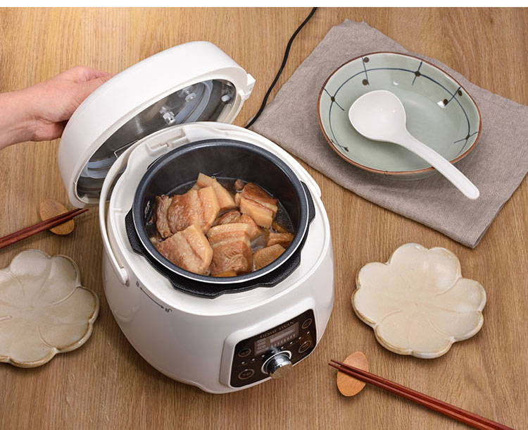 電気圧力鍋 2.5L SDA-60(RE) 角煮が簡単に作れる電気圧力鍋 新津興器 HOMESWAN ホ...