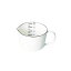 ブランキッチンホーローメジャーカップ400mL HB-4434 パール金属 キッチン用品