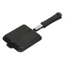 ホットグリル IH 対応 鉄製ホットサンドメーカー 仕切付 HB-5911【送料無料】