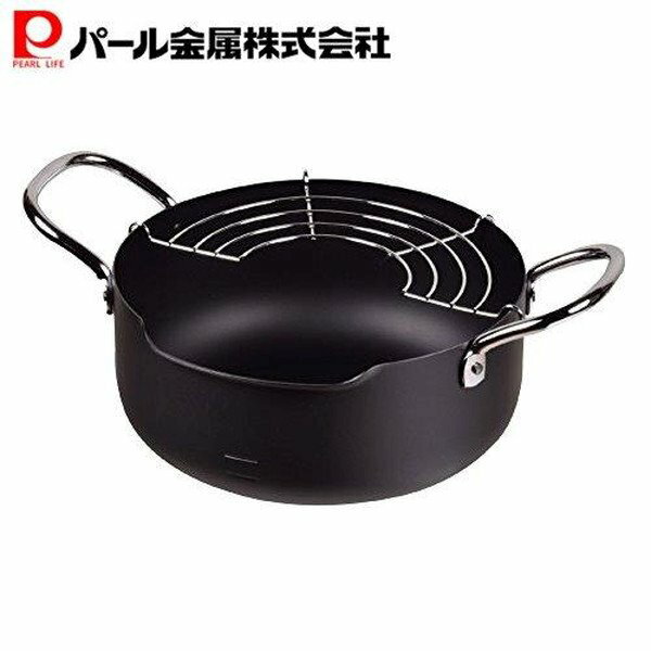パール金属 メイドインジャパン 鉄製注ぎやすい天ぷら鍋20cm HB-1890【送料無料】