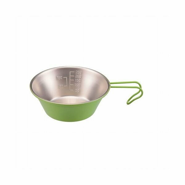 キャプテンスタッグ ステンレスシェラカップ320mL グリーン UH-13 CAPTAINSTAG