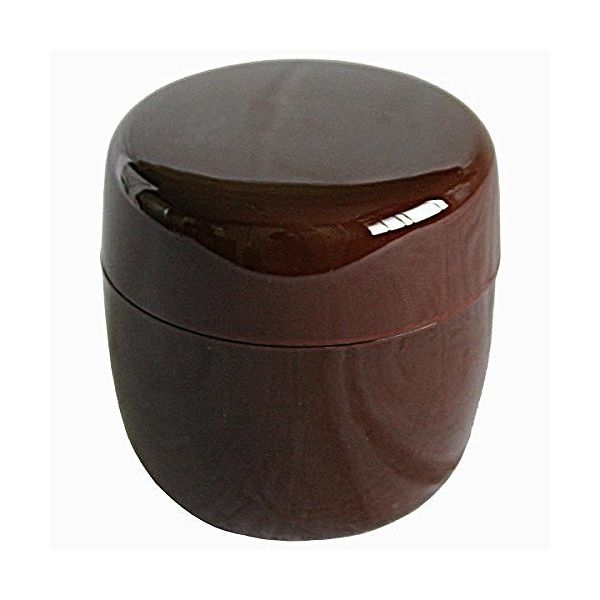 【5個セット】茶筒 こげ茶 内蓋付き ( お茶っ葉入れ )(代引不可)【送料無料】のサムネイル