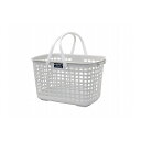 【2個セット】 アッシュカラーバスケット グレー 洗濯かご ランドリーバスケット 洗濯物 脱衣かご 洗濯物入れF30926(代引不可)【送料無料】