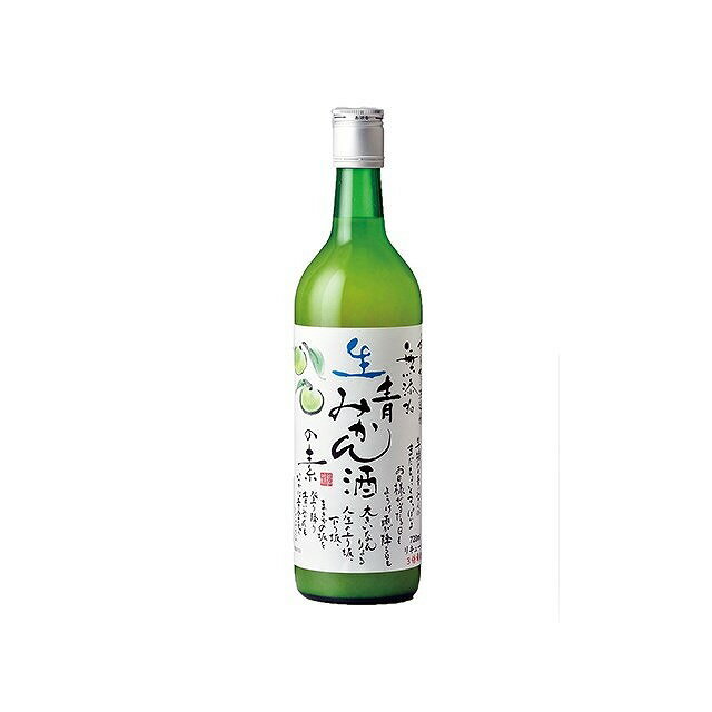 本家松浦酒造 松浦 無添加 生青みかん酒の素 720ml 日本酒 果実酒 フルーツ 酒 Sake 徳島(代引不可)