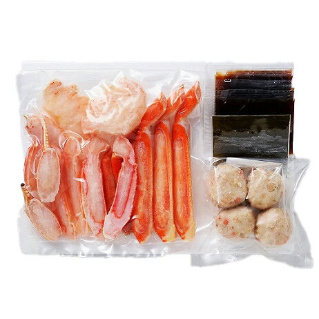 【冷凍】札幌バルナバフーズ かに鍋 産地直送 産直 食品 食べ物 お取り寄せ グルメ ご当地グルメ かに カニ 蟹 すり身 鍋 セット(代引不可)【送料無料】