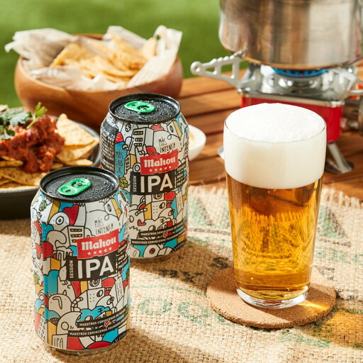 見た目も味も◎スペインNO.1ビール マオウ IPA 2缶セット ギフト プレゼント プチギフト 贈答用 贈り物 手土産 ビール IPA Mahou スペイン おしゃれ アート ポップ イラスト すっきり 飲みやすい【送料無料】