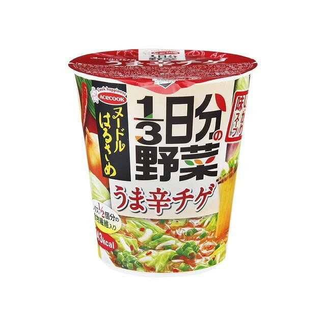 【単品6個セット】 エースコック ヌードルはるさめ野菜うま辛チゲ カップ 44gx6 まとめ買い まとめ売り お徳用 大容量 セット販売 カップラーメン カップ麺(代引不可)【送料無料】