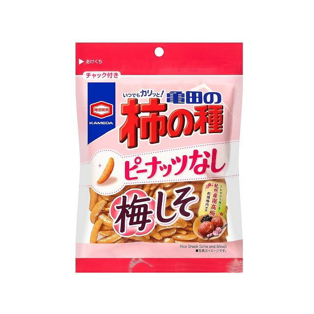 【単品12個セット】 亀田製菓 亀田の柿の種 ピーナッツなし梅しそ 91gx12 まとめ買い まとめ売り お徳用 大容量 セット販売(代引不可)【送料無料】