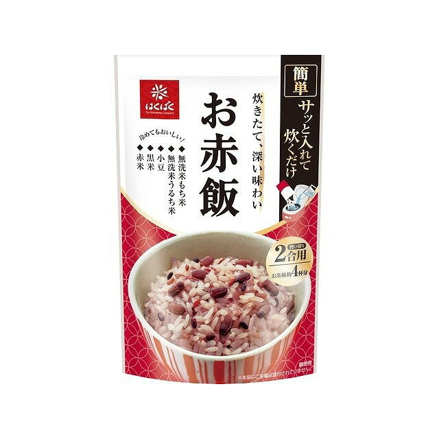 【単品6個セット】 はくばく お赤飯 308gx6 まとめ買い まとめ売り お徳用 大容量 セット販売(代引不可)【送料無料】