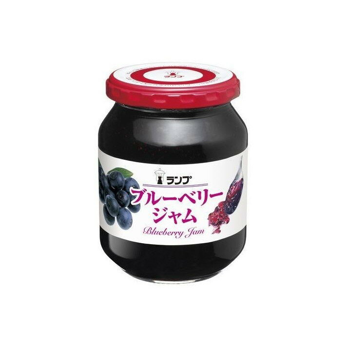 【単品12個セット】 ランプ ブルーベリージャム 380g(代引不可)【送料無料】