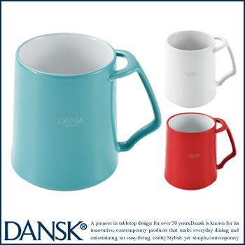 DANSK(ダンスク) コベンスタイル ストーンウェア マグ チリレッド ホワイト ティールのサムネイル