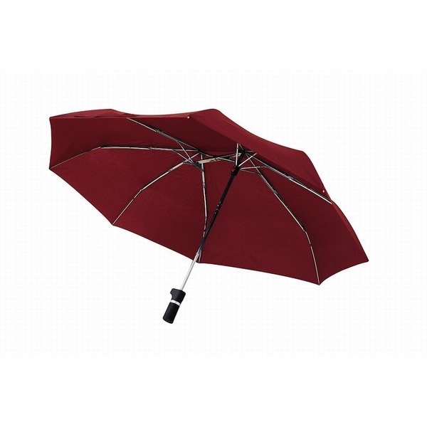 アンファナス 折りたたみ傘 晴雨兼用 軸をずらした傘 シェアリー Sharely レッド(代引不可)【送料無料】