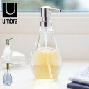 umbra アンブラ ドロップレット ソープポンプ 296ml ディスペンサー ハンドソープ 手洗い デニム クリア 北欧 おしゃれ(代引不可)
