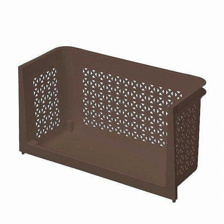 サンコープラスチック 日本製 ラック 幅46×奥行19×高さ23cm ラコン 積重ねラック ハーフ 浅型 ホワイト..