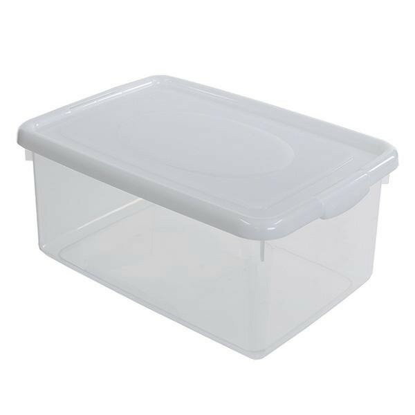 【商品説明】使いやすさにこだわったフタ付き収納ケースです。幅約28.5cmで、靴の収納にも適しています。クローゼットの棚上に収まるサイズです。フタにズレ防止の溝が付いているため、積み重ねても安定しています。本体は半透明なので、中に入れた物がわかりやすいです。取っ手とロック式のフタで持ち運びに便利です。【商品情報】■サイズ約 幅28.5×奥行40.7×高さ18.5（cm）重量：約751g■材質ポリプロピレン■生産国日本製■セット内容1個【代引きについて】こちらの商品は、代引きでの出荷は受け付けておりません。【送料について】北海道、沖縄、離島は送料を頂きます。LINKNO.300NO.400NO.500